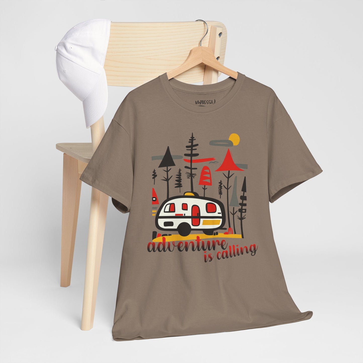 Impressa Adventure Calling Graphic Men Tee Shirt
