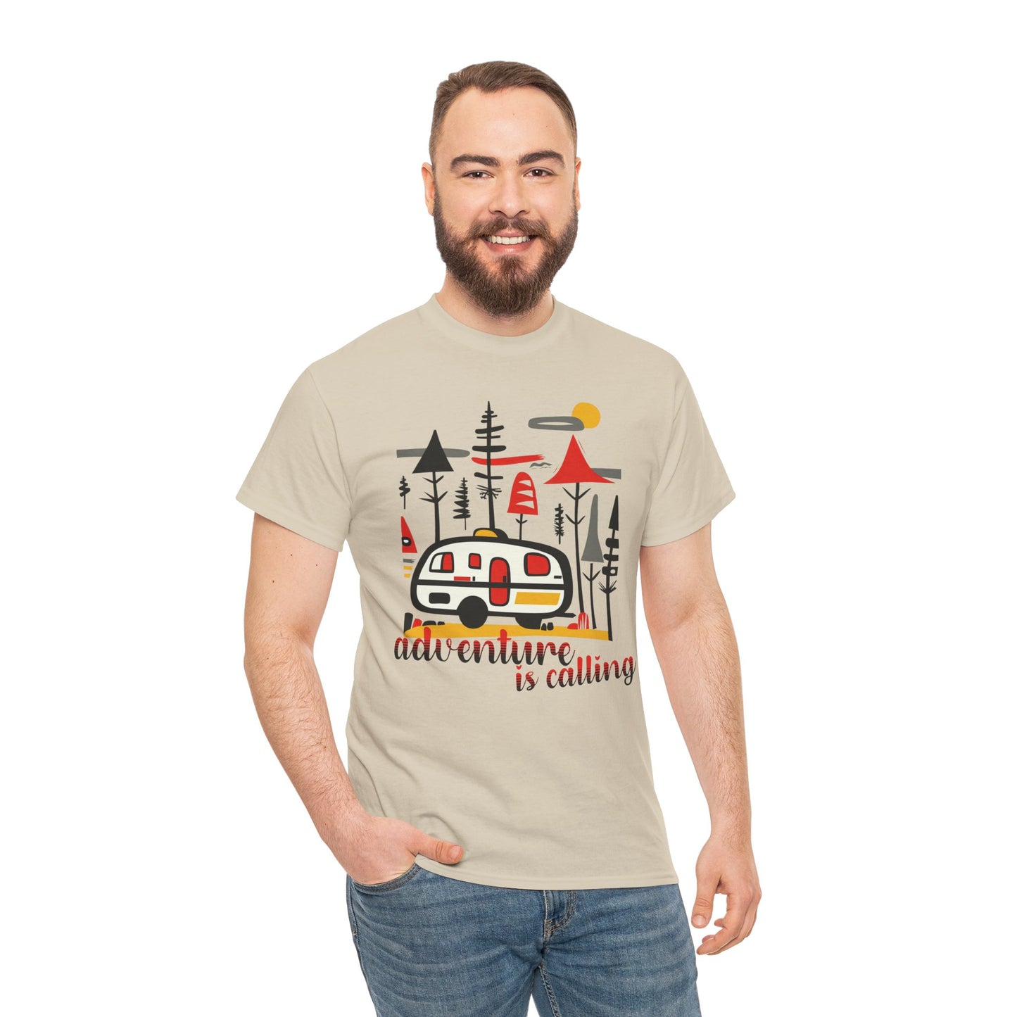Impressa Adventure Calling Graphic Men Tee Shirt
