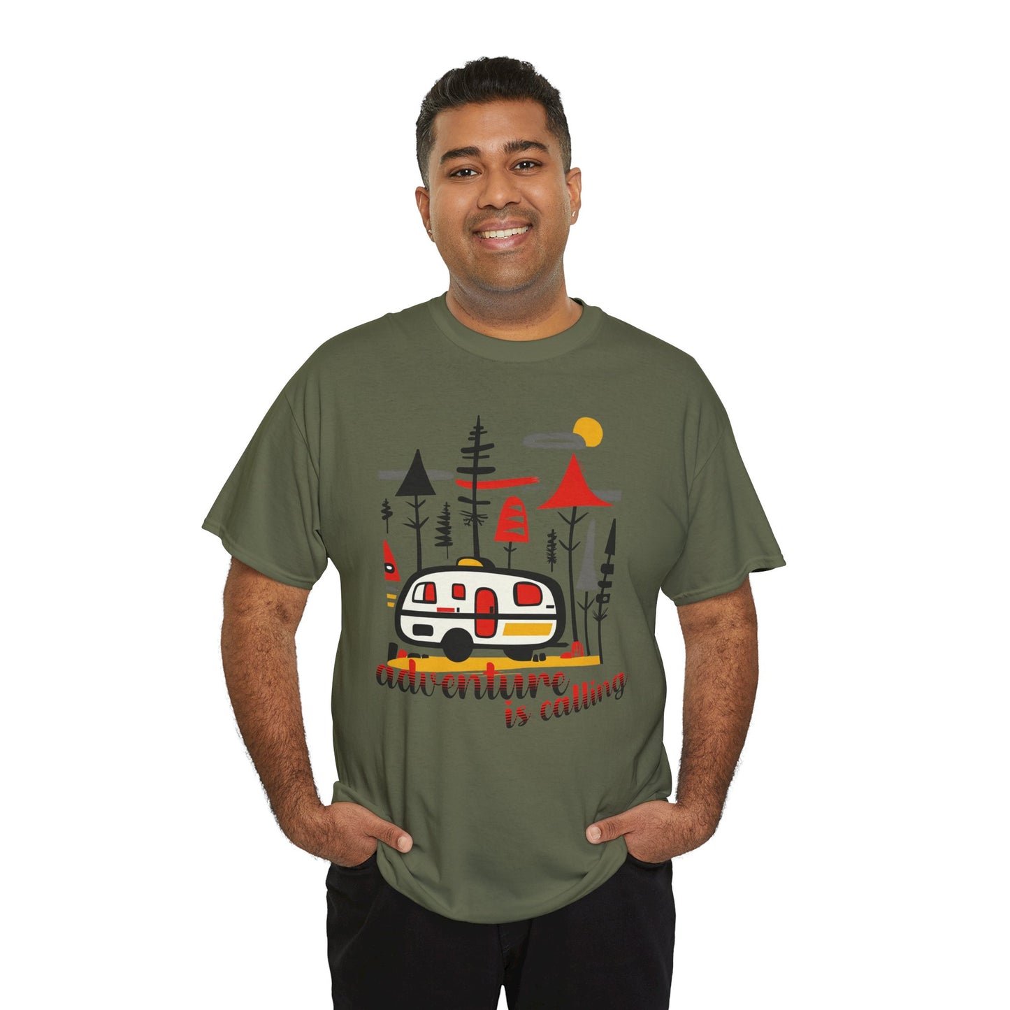 Impressa Adventure Calling Graphic Men Tee Shirt