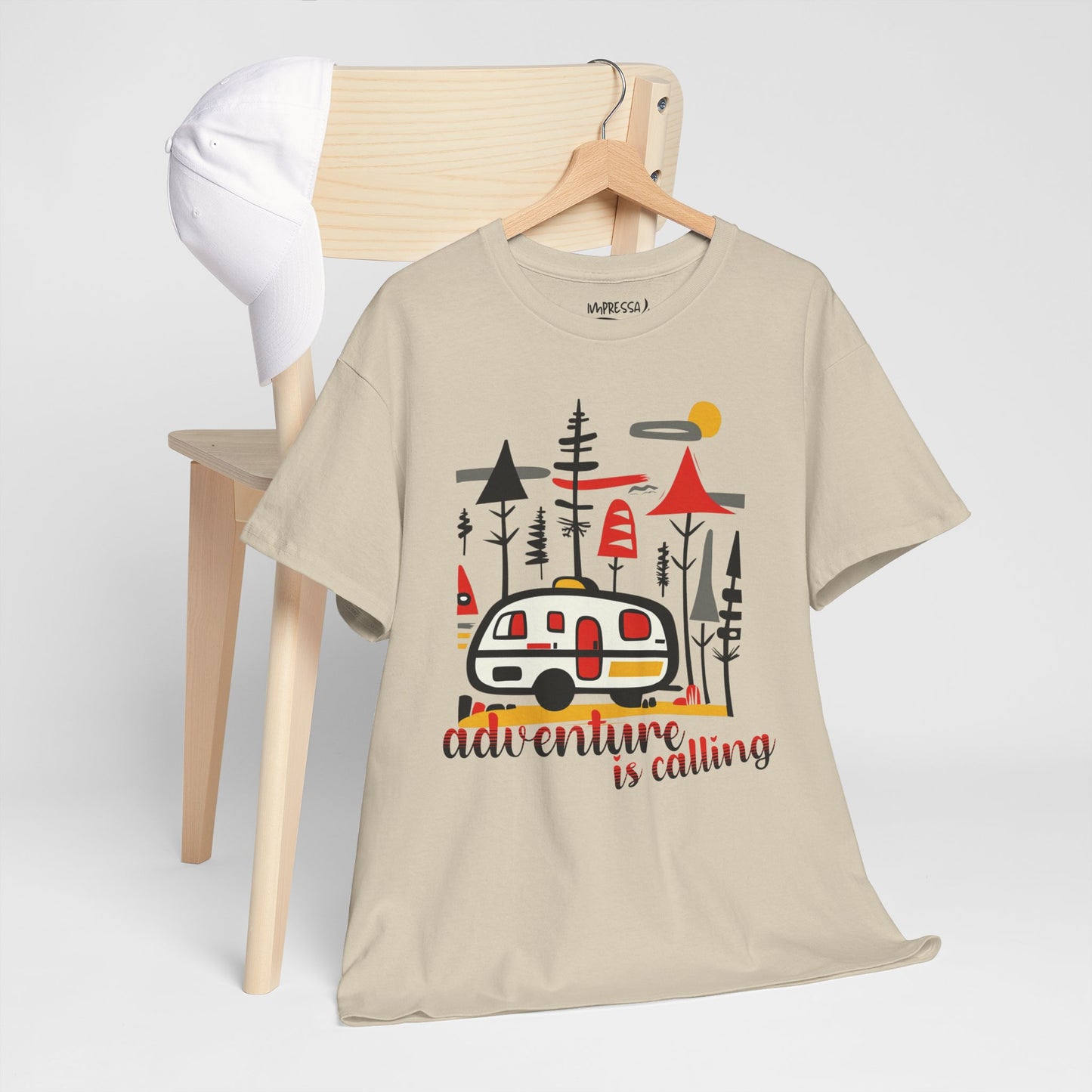 Impressa Adventure Calling Graphic Men Tee Shirt