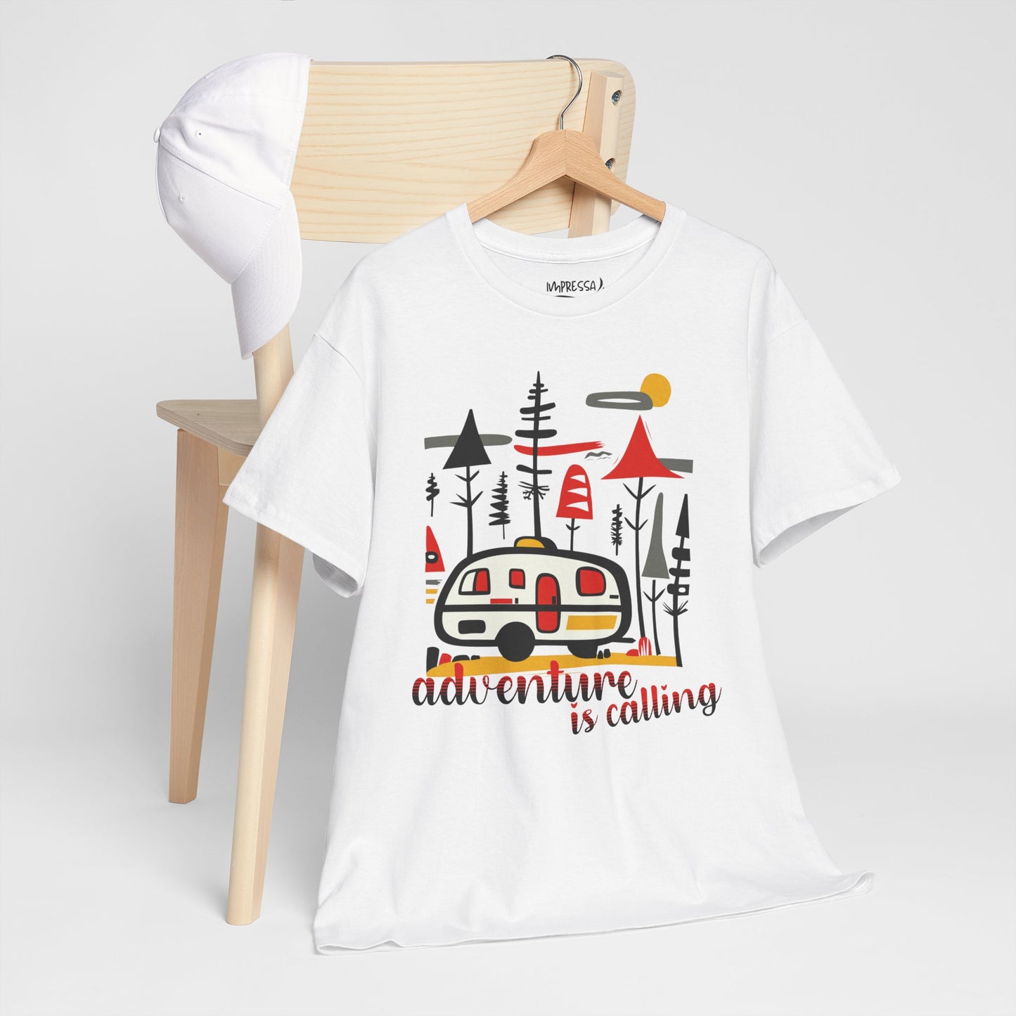 Impressa Adventure Calling Graphic Men Tee Shirt