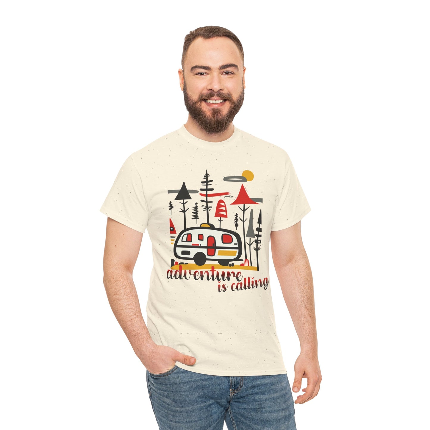 Impressa Adventure Calling Graphic Men Tee Shirt