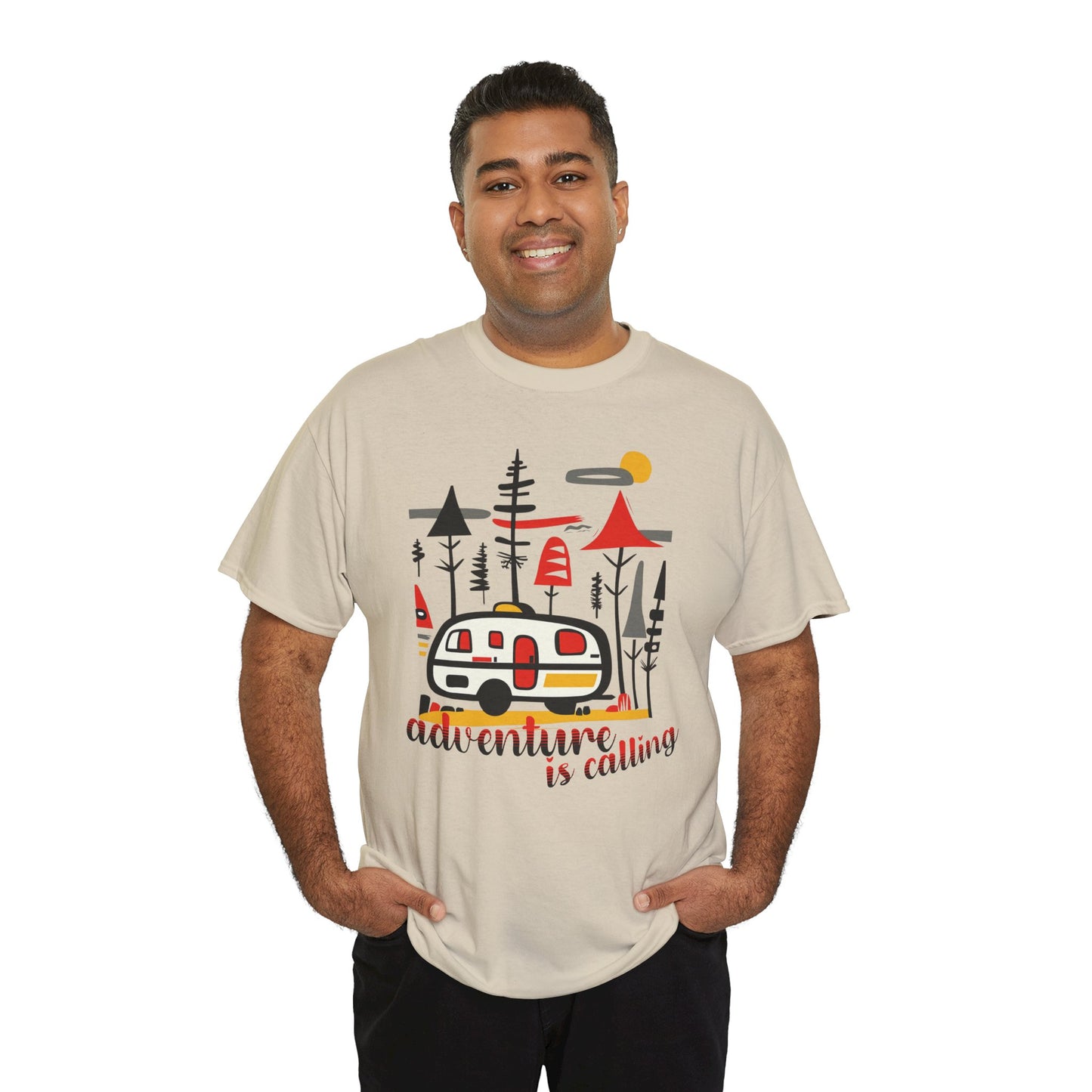 Impressa Adventure Calling Graphic Men Tee Shirt