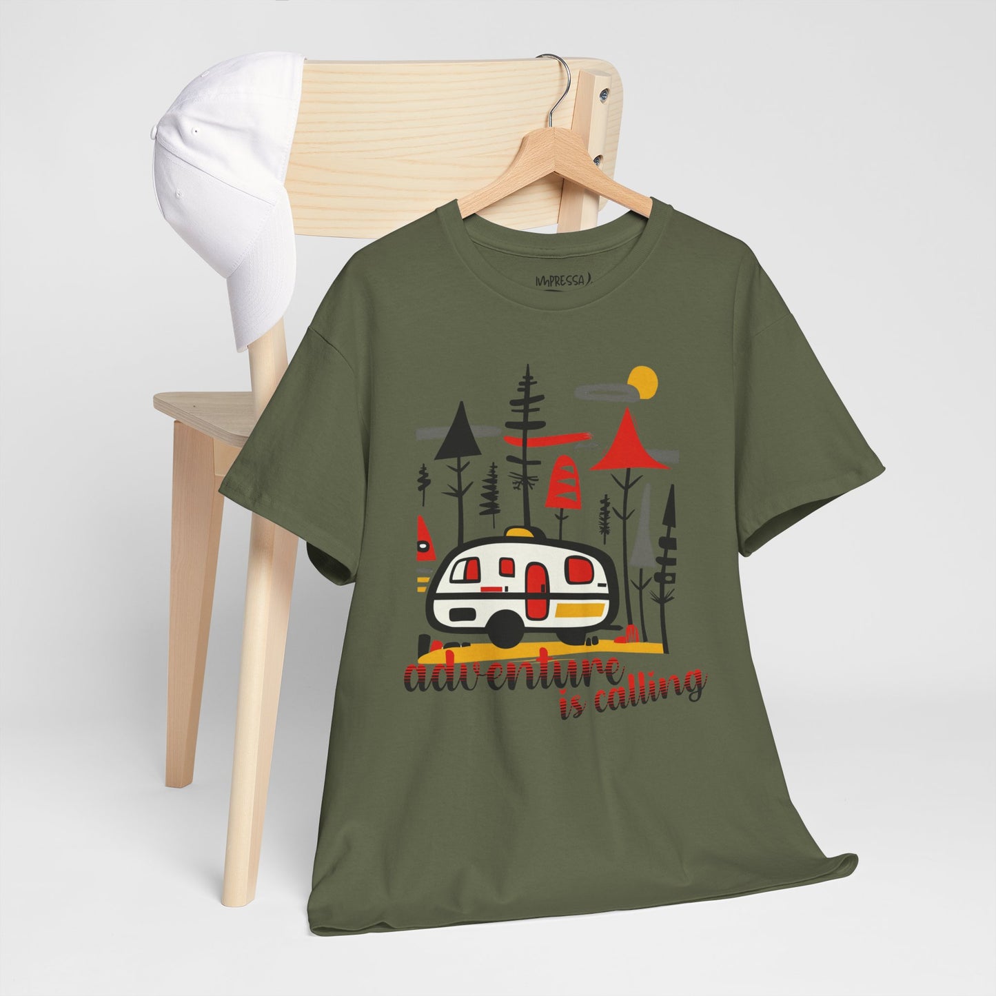 Impressa Adventure Calling Graphic Men Tee Shirt
