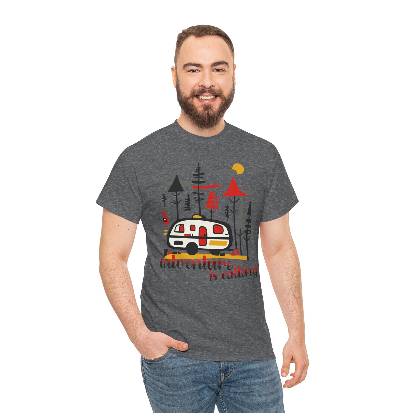 Impressa Adventure Calling Graphic Men Tee Shirt