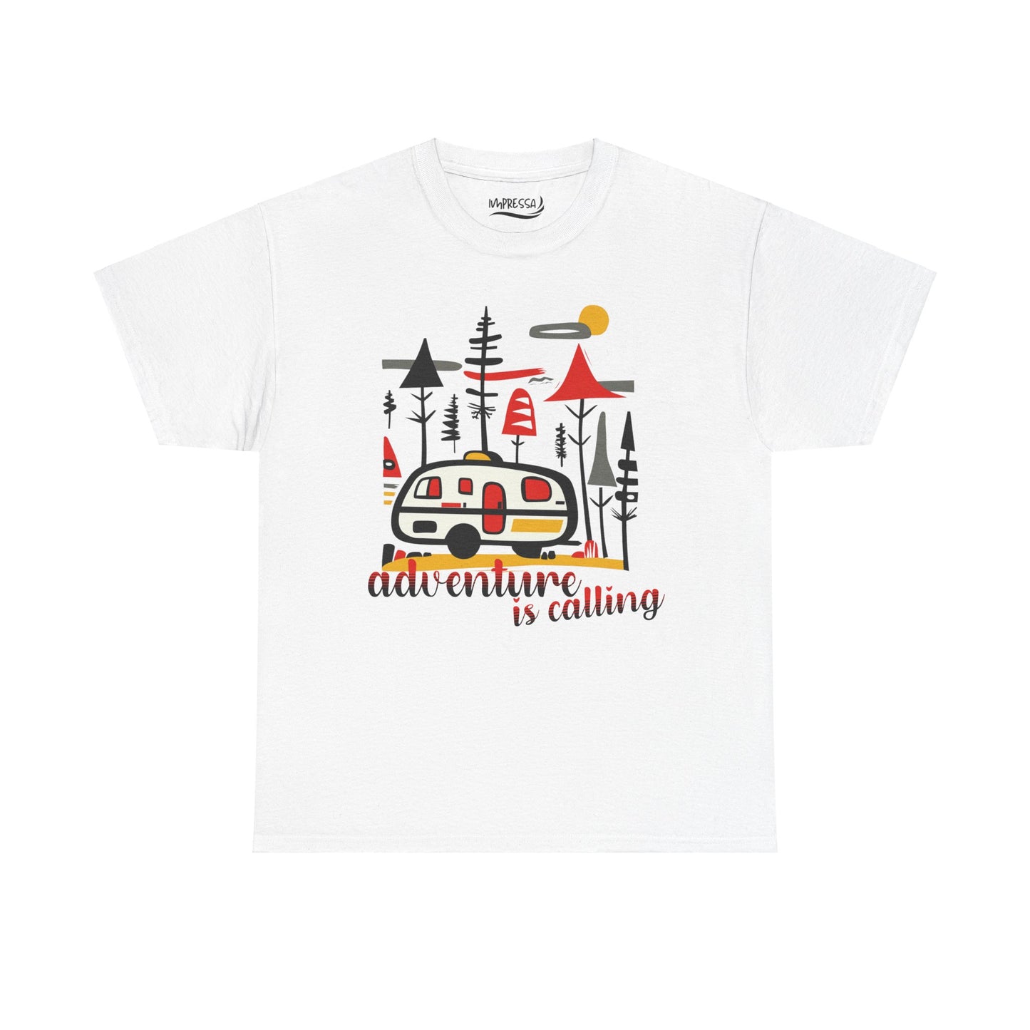 Impressa Adventure Calling Graphic Men Tee Shirt