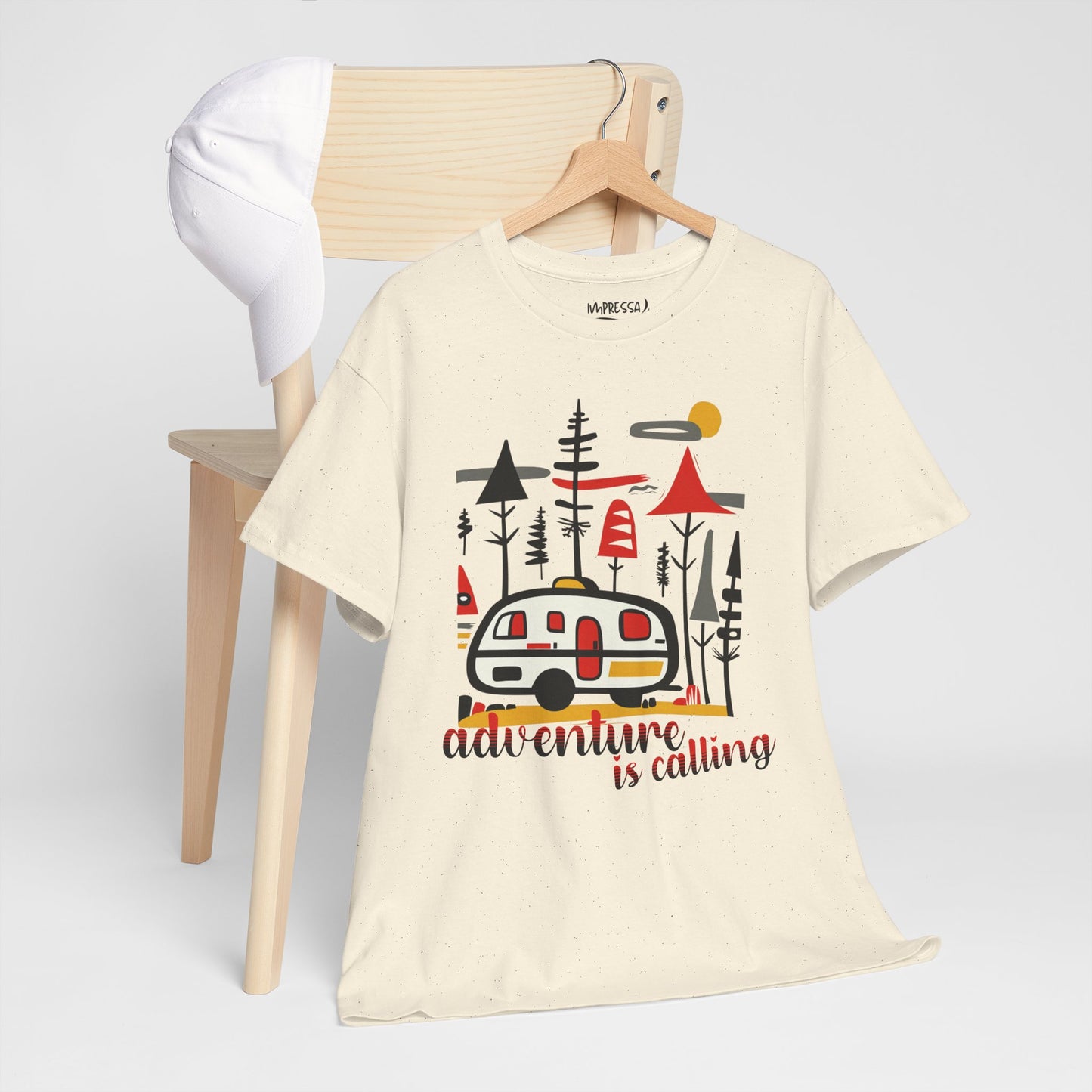 Impressa Adventure Calling Graphic Men Tee Shirt