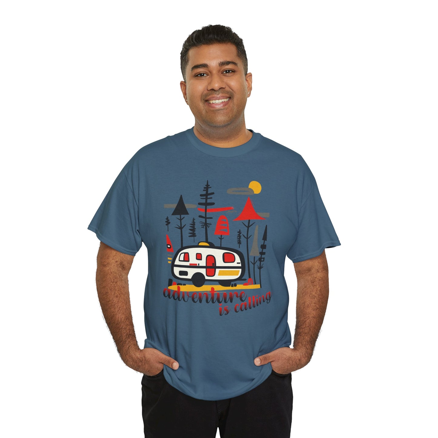 Impressa Adventure Calling Graphic Men Tee Shirt