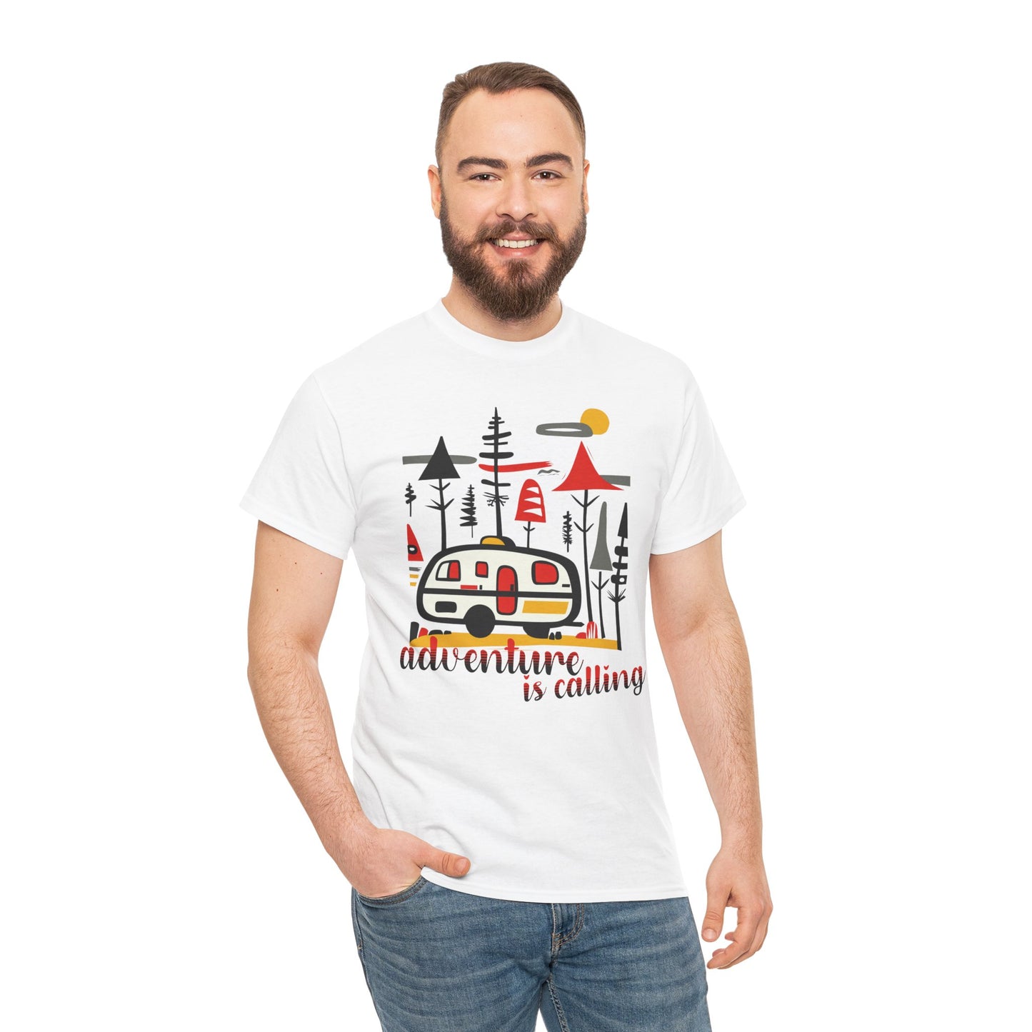 Impressa Adventure Calling Graphic Men Tee Shirt
