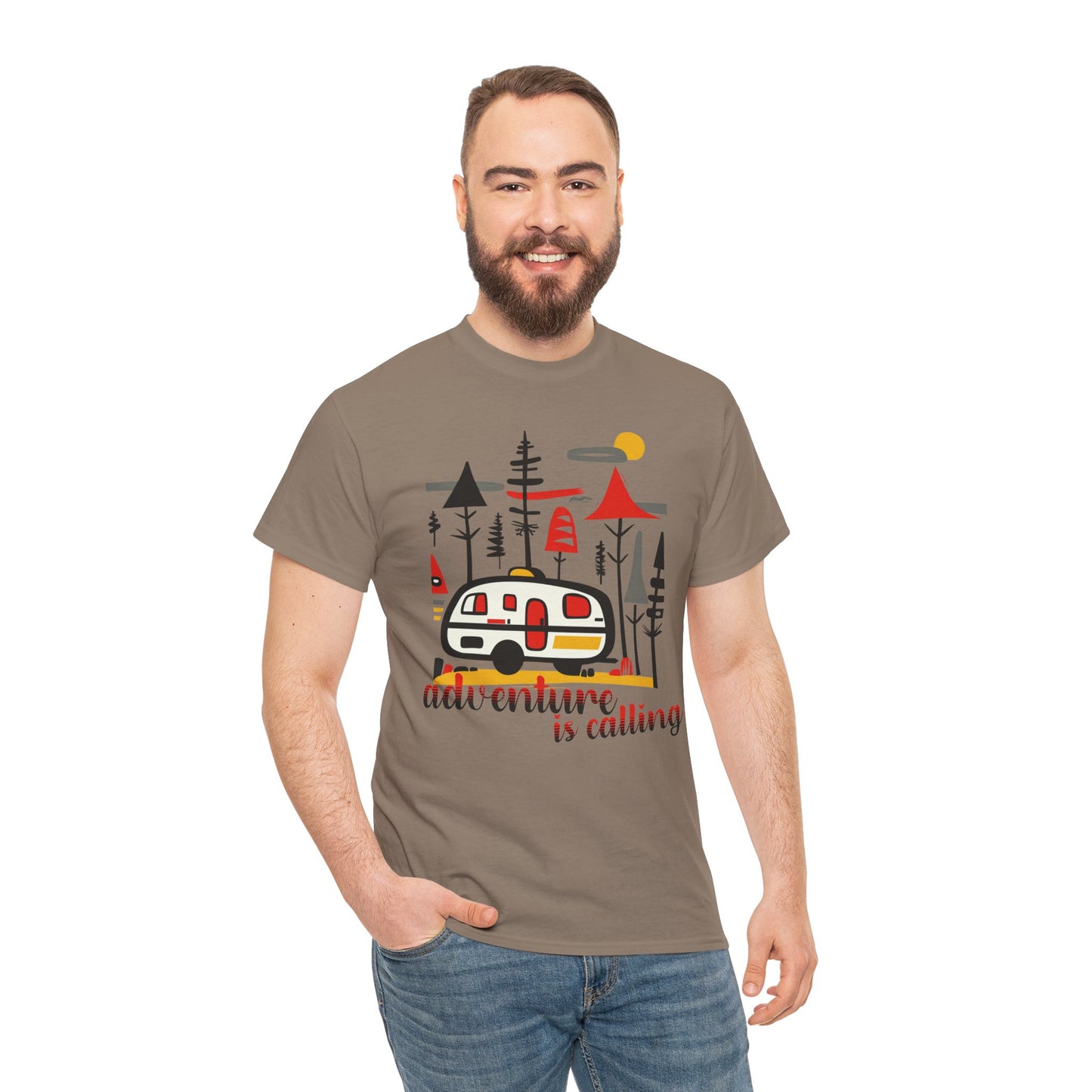 Impressa Adventure Calling Graphic Men Tee Shirt